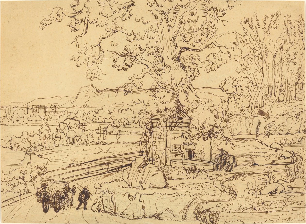 La Campagna Romana con una Fontana Antica - National Gallery of Art